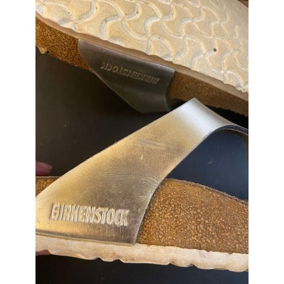 Birkenstock sandals thong style defect size 39 Usa 8 - Picture 4 of 5